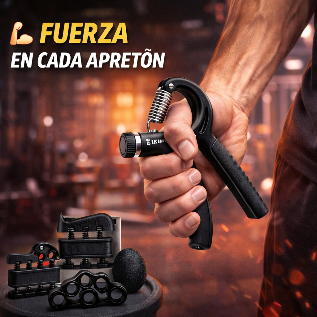 Kit Ejercicios Mano Y Muñeca Hand Grip de 5 piezas