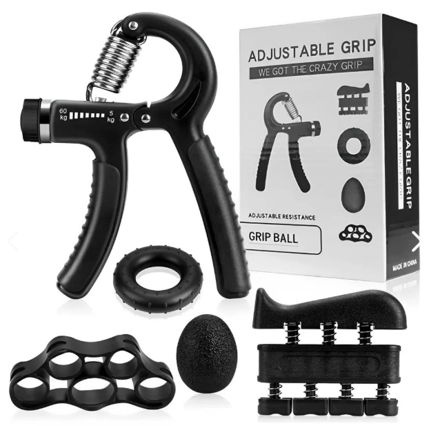 Kit Ejercicios Mano Y Muñeca Hand Grip de 5 piezas